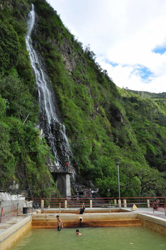 Banhos termais de Baños, no Equador